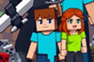 minecraft music video - drei minecraft Helden